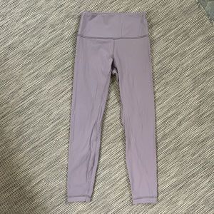 Light purple high waisted leggings